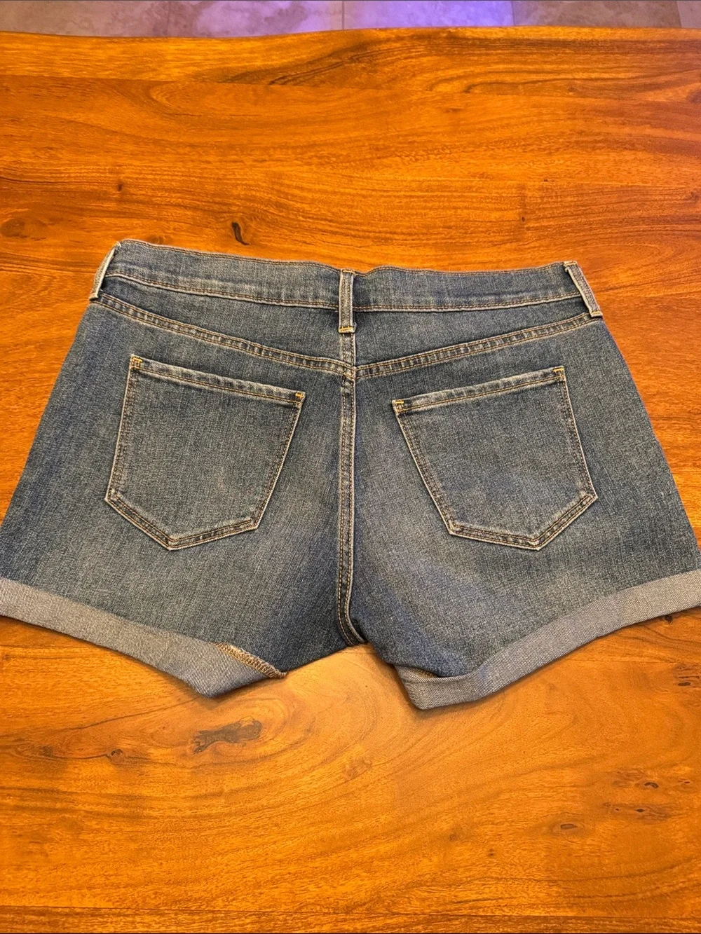 Classic Women's Denim Shorts - Blue